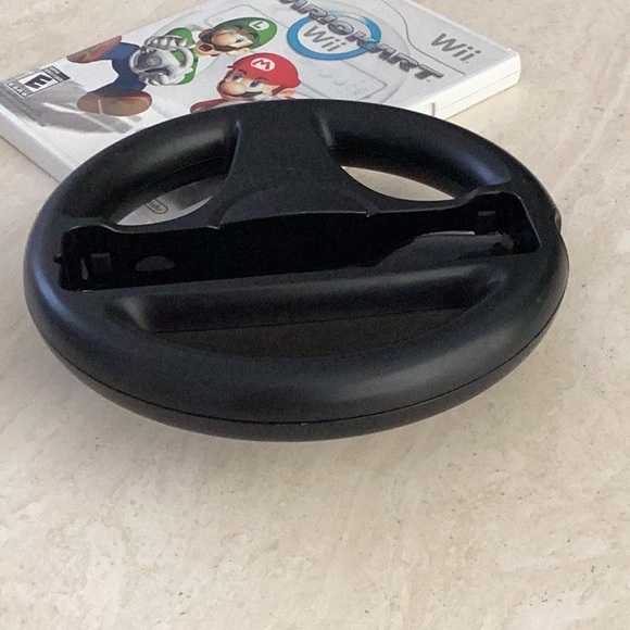 Mario Kart & Wheel Nintendo Wii Game Racing Steering Driving Drive - Picture 11 of 12